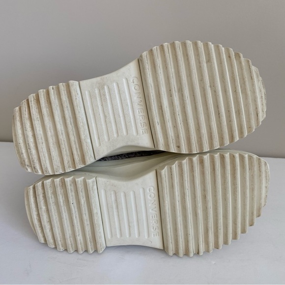 Converse Run Star Hike Sherpa Gray mauve Lined Platform Sneakers size 7 - Picture 15 of 16